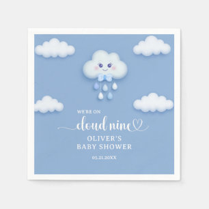 Serviette En Papier Nous sommes sur le nuage neuf mignon nuage souple 