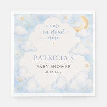 Nous sommes sur un nuage garçon Baby Shower