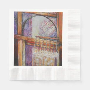 Serviette En Papier Nous sommes tous des papillons volant autour de la
