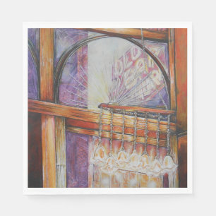 Serviette En Papier Nous sommes tous des papillons volant autour de la