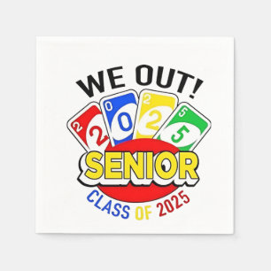 Serviette En Papier Nous Sortons Senior 2025 Gambling Game Graduation