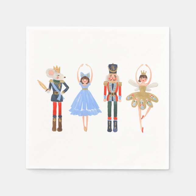 Serviette En Papier Noutcracker 1WH1 (Devant)