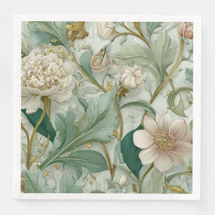 Serviette En Papier Nouveau Bloom Élégance Papier Botanique
