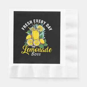 Serviette En Papier Nouveau Chaque Jour Le Patron De Limonade