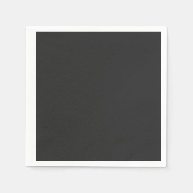 Serviette En Papier Nouveau Personnalisé une photo en noir et blanc d' (Devant)