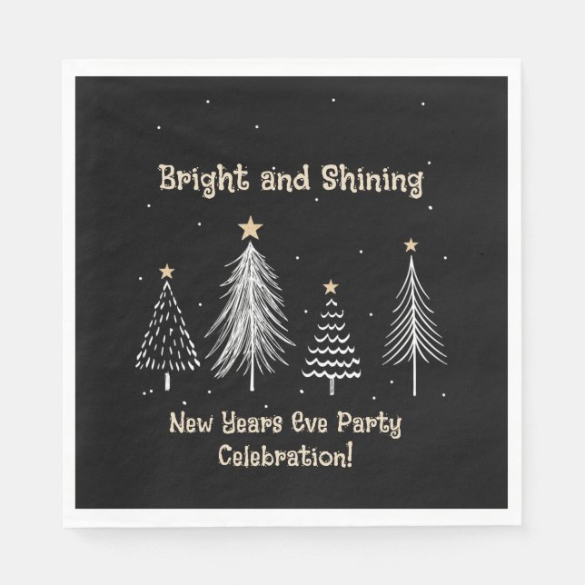 Serviette En Papier Nouvel An Sove Fête (Devant)