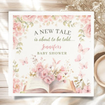 Nouvelle bibliothèque de contes Baby Shower Fille