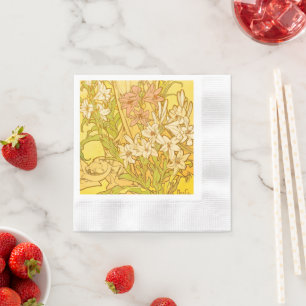 Serviette En Papier Nouvelle Lily flowers