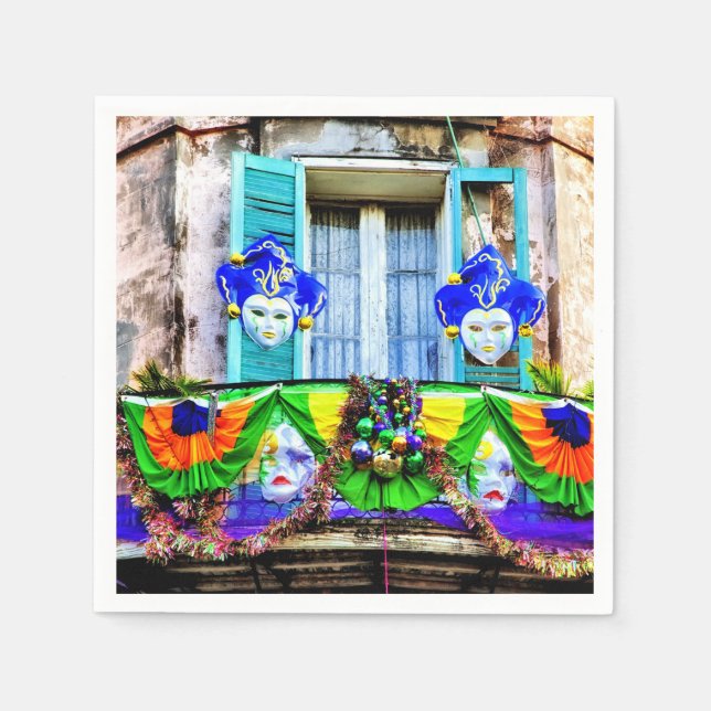 Serviette En Papier Nouvelle-Orléans, Louisiane (Devant)