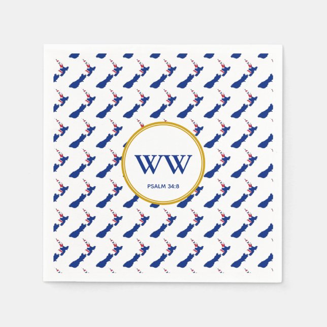 Serviette En Papier Nouvelle-Zélande Fête d'anniversaire Party Patrimo (Devant)