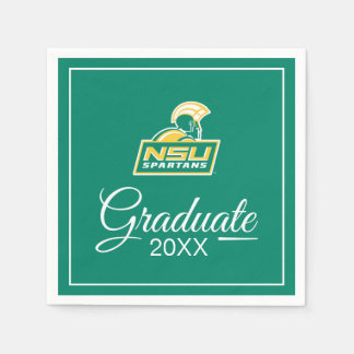 Serviette En Papier NSU Spartans Graduate