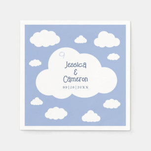 Serviette En Papier Nuage Neuf 9 Cute Whimsical Wedimsical Party Perso