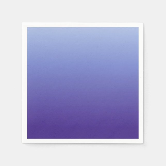 Serviette En Papier Nuances de violet de pervenche à bleu (Devant)