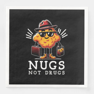 Serviette En Papier Nuggets Croustillants Pas de Drogue