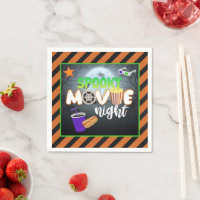 Nuit de cinéma éffrayante Napkin