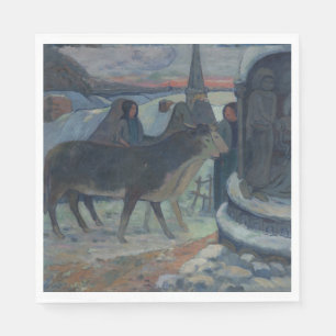 Serviette En Papier Nuit de Noël (La Bénédiction des Oxen)