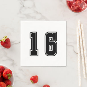 Serviette En Papier Numéro 16