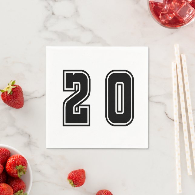 Serviette En Papier numéro 20 (En situation)