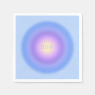 Serviette En Papier Numéro d'ange 999 Libération - Numéros d'ange Dégr