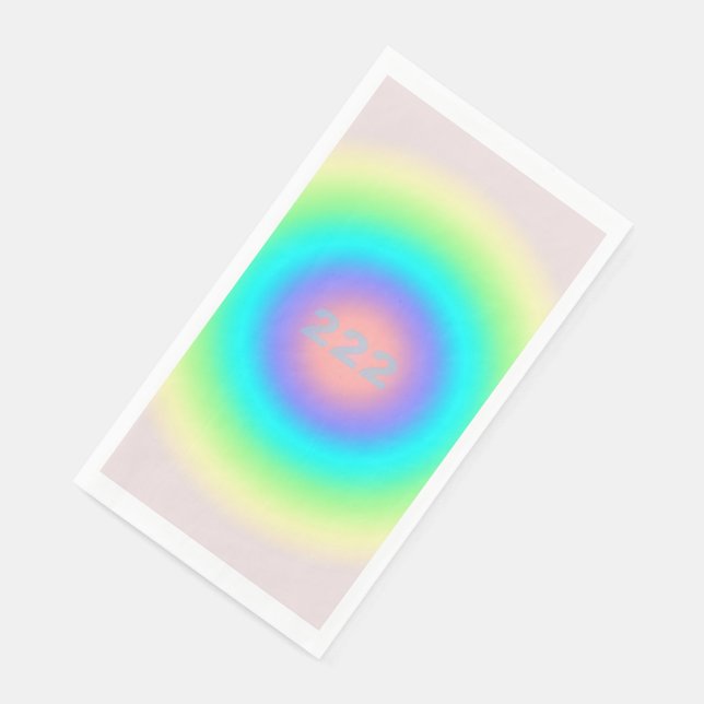 Serviette En Papier Numéros d'ange 222 - Solde et harmonie (Coin)