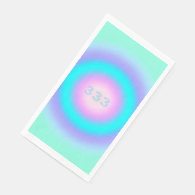 Serviette En Papier Numéros d'ange 333 - Créativité et action (Coin)