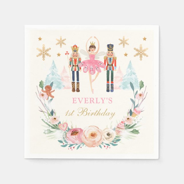 Serviette En Papier Nutcracker Anniversaire Terre De Sweet Anniversair (Devant)