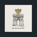 Serviette En Papier NYC Hanoukka Carré de Washington Arch Menorah<br><div class="desc">Napkins présente une illustration originale d'un repère classique de New York, le Washington Carré Arch, "habillé" pour la saison des fêtes ! Cette illustration de Chanukah est également disponible sur d'autres produits. Ne vois-tu pas ce que tu cherches ? Vous avez besoin d'aide pour la personnalisation ? Contactez Rebecca pour...</div>