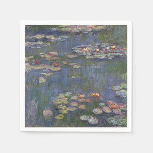 Serviette En Papier Nymphéas par Claude Monet