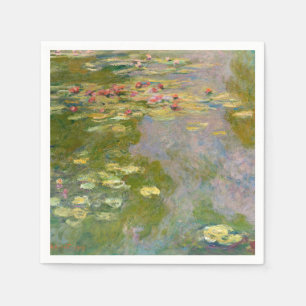 Serviette En Papier Nymphéas par Claude Monet