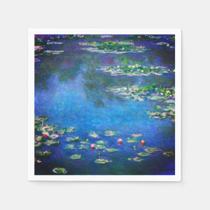 Serviette En Papier Nymphéas vintage par Claude Monet