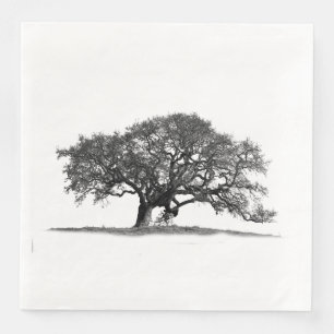 SERVIETTE EN PAPIER OAK TREE