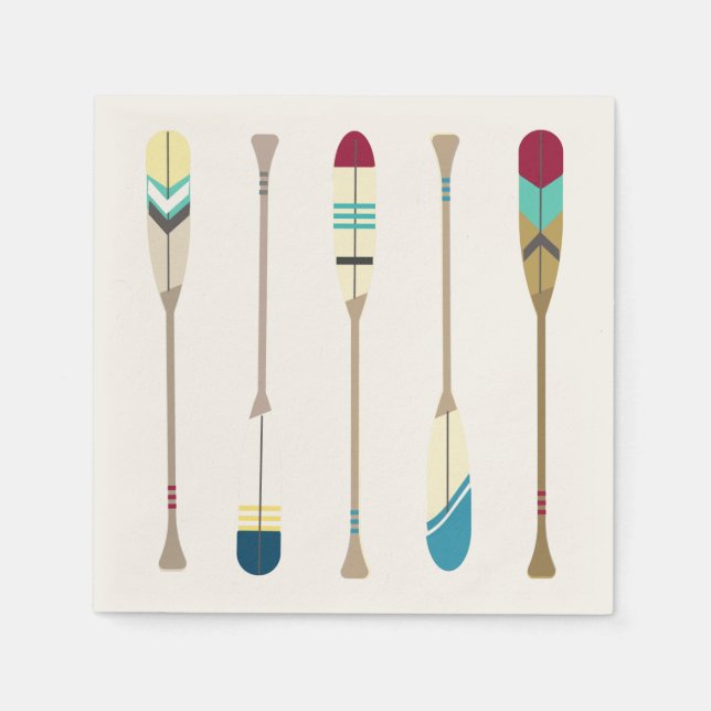 Serviette En Papier Oars vintages (Devant)
