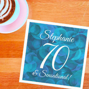 Serviette En Papier Ocean Blue 70 et fête d'anniversaire sensationnell