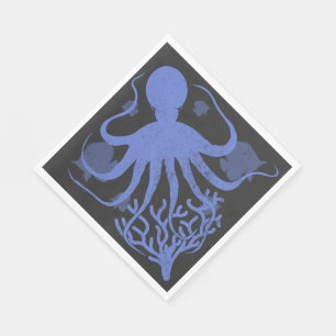 Serviette En Papier Octopus