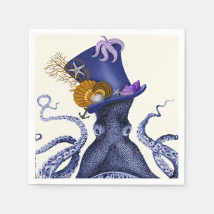 Serviette En Papier Octopus avec Casquette nautique