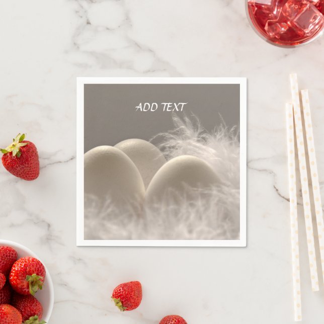 Serviette En Papier OEufs de Pâques (En situation)