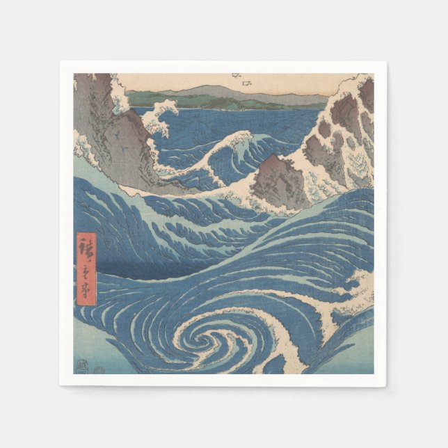 Serviette En Papier Oeuvre japonaise de Naruto Whirlpool (Devant)