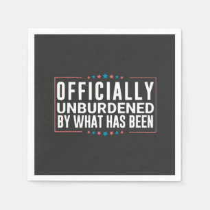 Serviette En Papier Officiellement déchargé par ce qui a été Trump