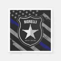 Officier de police Shérif Cop Flag