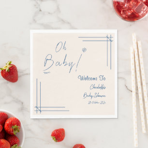 Serviette En Papier Oh Bébé! Débardeur de bébé minimaliste genre neutr
