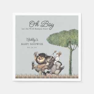 Serviette En Papier Oh Boy! Que le Rumpus Sauvage Commence Baby Show