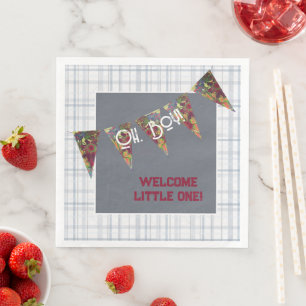 Serviette En Papier Oh, Boy! Serviettes pour baby shower