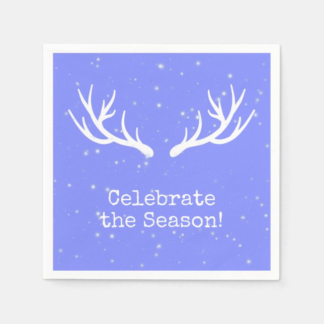 Serviette En Papier Oh Deer Holiday Napkins (Devant)