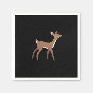 Serviette En Papier Oh Deer Me Whimsical Creative Design 