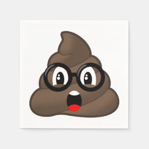 Serviette En Papier Oh dunette Emoji w/Glasses