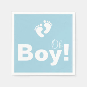 Serviette En Papier Oh ensemble de serviette de papier de baby shower