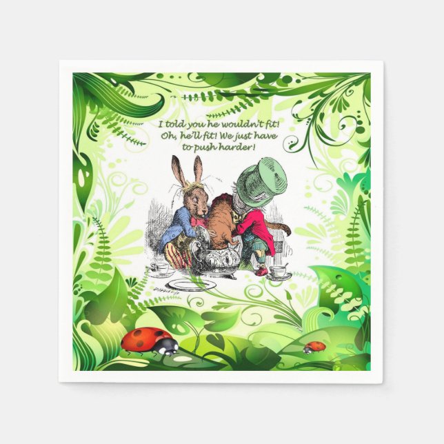 Serviette En Papier Oh, il va s'adapter ! 1 (Devant)