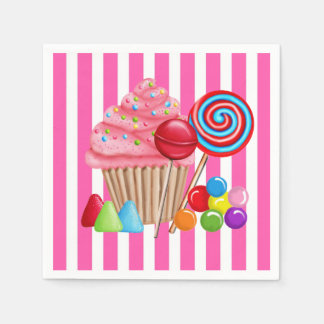 Serviette En Papier Oh Sweet Candyland Papier serviettes