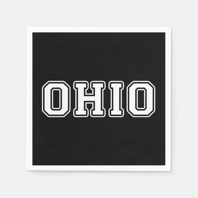 Serviette En Papier Ohio (Devant)