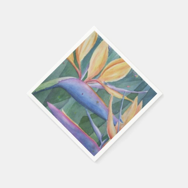 SERVIETTE EN PAPIER OISEAU DE PAPIER PARADIS NAPKINS (Coin)